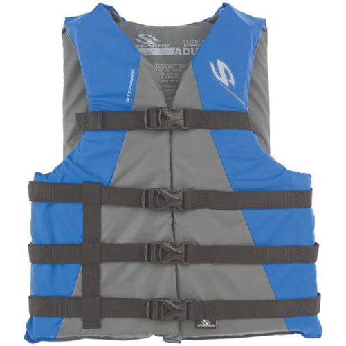 New Stearns Adult Classic Nylon Life Jacket - Blue