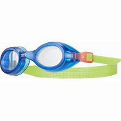 New TYR Aqua Blaze Youth Swim Goggles - Blue/Yellow