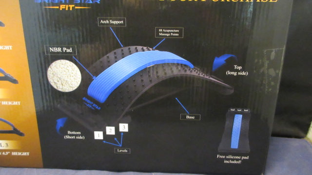 Load image into Gallery viewer, Brightstar Fit 3 Level Adjustable Back Stretcher - Still in Box
