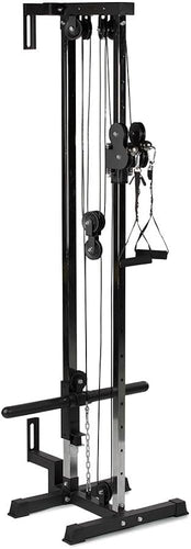 Used Titan Fitness Tall Wall and Rack Mounted Pulley Tower - Built Out of Box