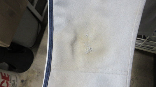 Used Nike Blue Piping Grey Open Bottom Pants Youth Size XS - wear
