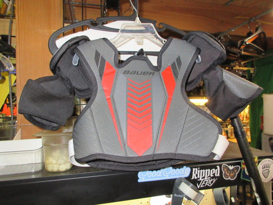 Used Bauer Lil' Sport Hockey Shoulder Pads - Size Youth Large
