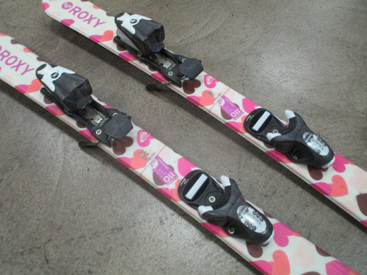 Used Roxy 110cm Junior Skis w/ Rossignol Comp J Bindings