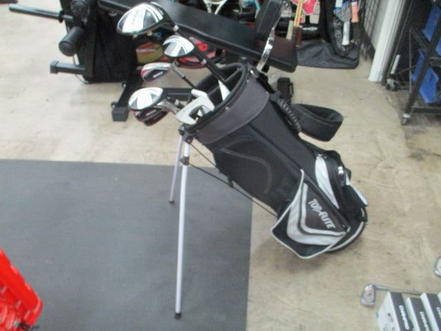 Load image into Gallery viewer, Used Top Flite Stainless Complete set w/ Bag and Putter RH
