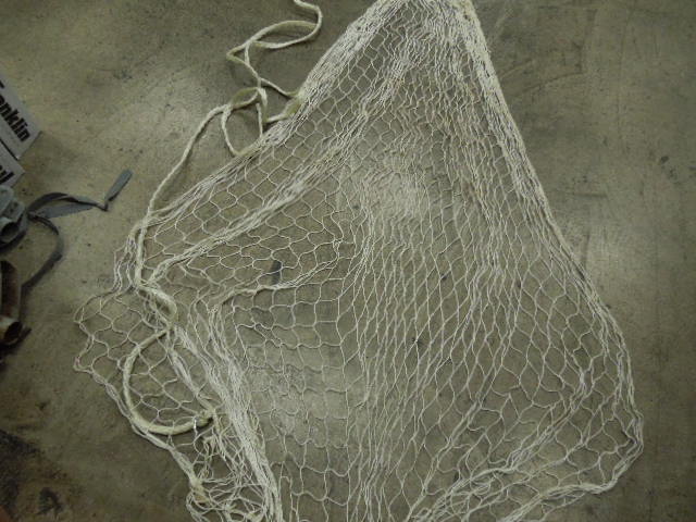 Load image into Gallery viewer, Used White Expanding Net Style Hammock with Two O Ring Suspension Points
