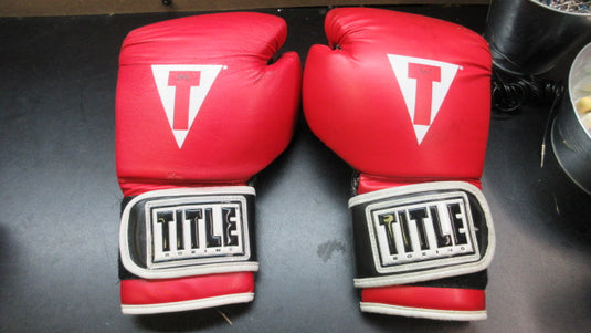 Used Title Boxing Gloves - Size Medium