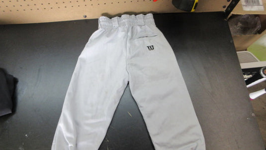 Used Wilson Elastic Bottom Baseball Pants - Size Youth Small
