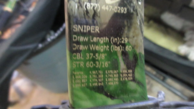 Load image into Gallery viewer, Used Bowtech Sniper Compound Bow 60 draw with Misc Acc Shown In Pictures

