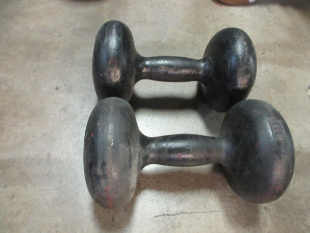 Load image into Gallery viewer, Used Vintage 20lb Dumbbell Set
