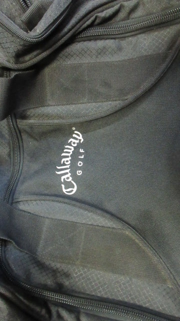 Used Callaway Golf Small Duffle Bag - missing strap hoop & discoloration on back