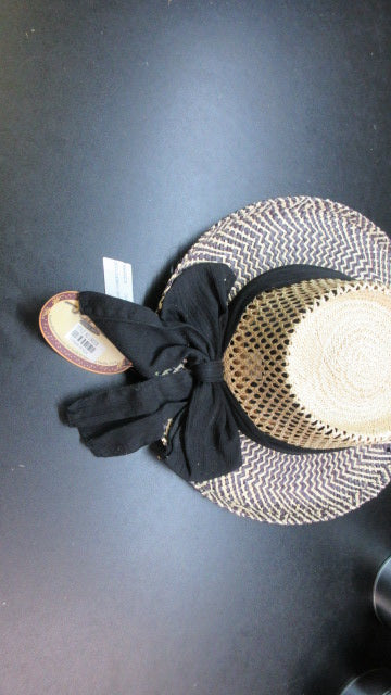 Scala Straw Sun Hat W/ Black Bow