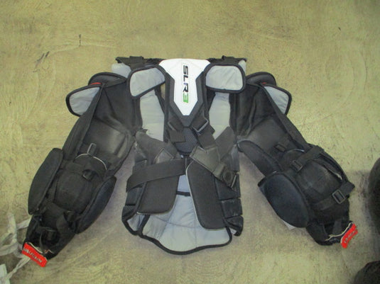 Used Vaughn Ventus SLR3 PureCarbon Pro Goalie Arm and Chest Protector Size Small