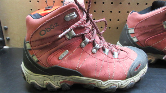 Used Oboz Women's Bridger Mid Waterproof Hiking Shoes - Size 7.5