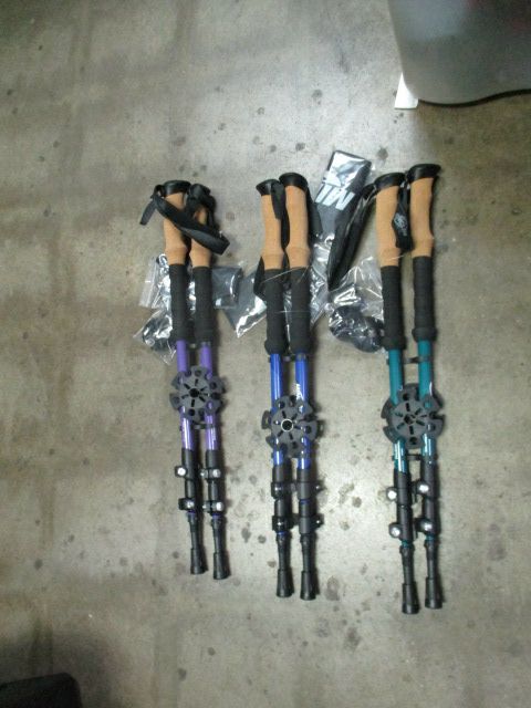New Erik Sports MINCLIM X Trekking Poles - Purple