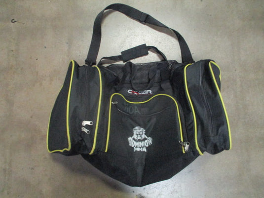 Used C Gear Black Yellow Gym Equipment Duffle Bag