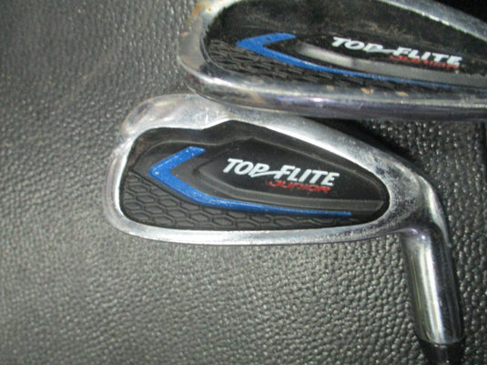 Used Top Flite 4- Piece Junior Set Driver, Hybrid, 7 Iron, Sand Wedge - RH