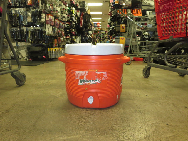 Load image into Gallery viewer, Vintage Gatorade Rubbermaid Orange Water Jug 7 Gallon Cooler With Spout
