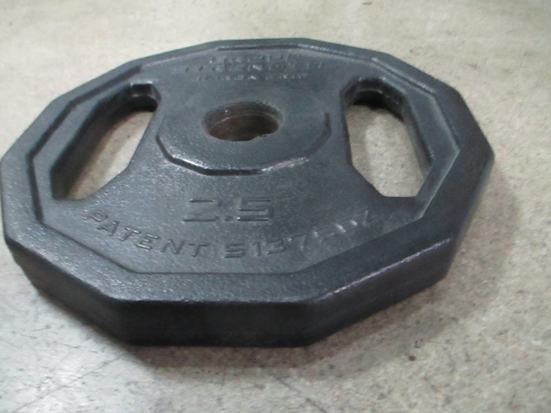 Load image into Gallery viewer, Used Group Strength Rubber Hex 2.5LB Standard Weight Plate
