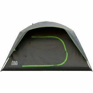 New WFS 7 Person "Black Out" Square Dome Tent 12' x 9' x 78"