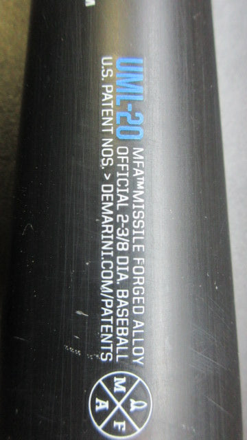 Load image into Gallery viewer, Used Demarini Sabotage 27&quot; -10 USA Baseball Bat
