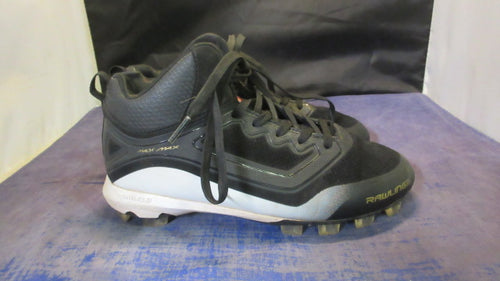 Used Rawlings Curve Mid Cleats Youth Size 4.5