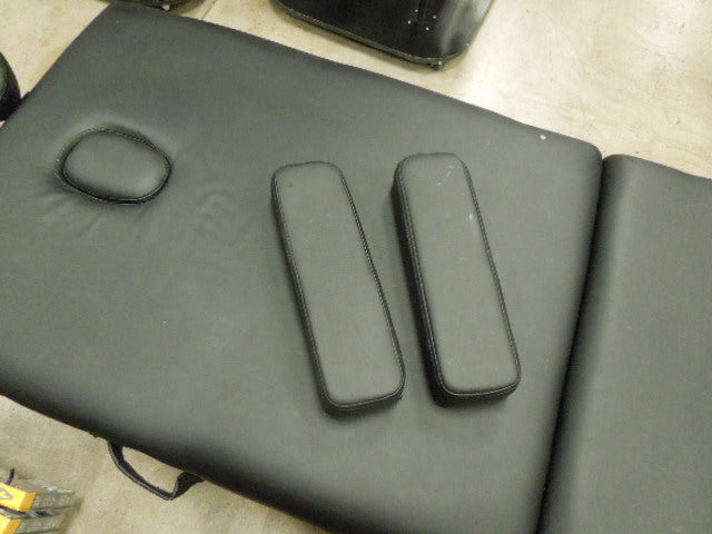 Load image into Gallery viewer, Used Saloniture Portable Massage Table with Headrest and Armrest Attachments
