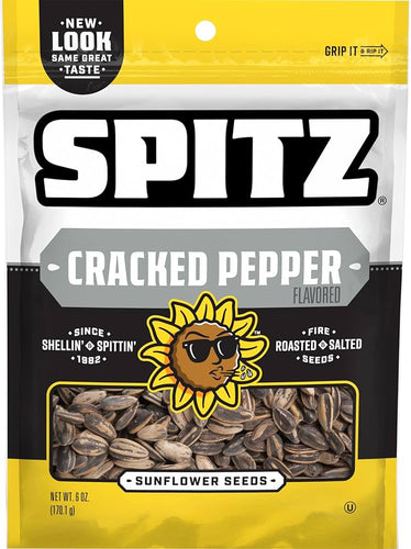 New Spitz Cracked Pepper Sunflower Seeds