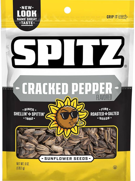 New Spitz Cracked Pepper Sunflower Seeds