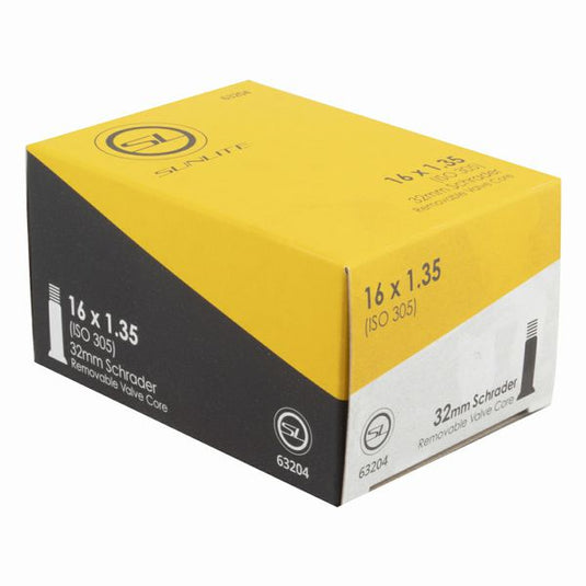 New Sunlite 16 X 1.35 Schrader Valve Bike Tube