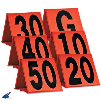 New Champro Non-Weighted Football Yard Markers