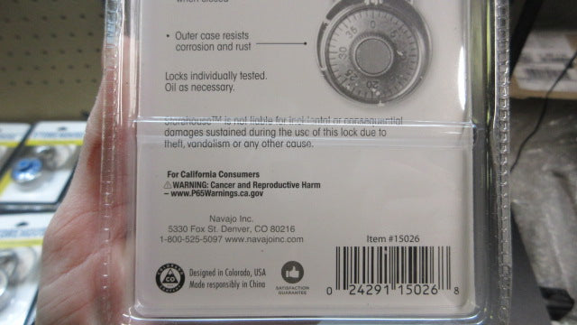 Load image into Gallery viewer, New Storehouse 2" Combination Lock
