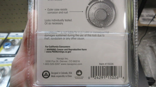 New Storehouse 2" Combination Lock