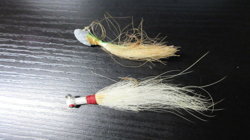 Used Buck Tail Fishing Lure - 2 Piece