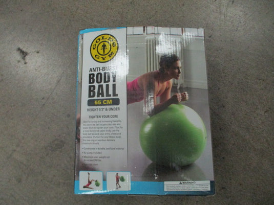 Used Gold's Gym 55cm Exercise Ball