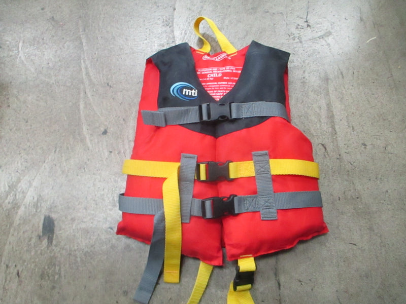 Load image into Gallery viewer, Used Mti Livery Child 30-50LB Water Life Jacket
