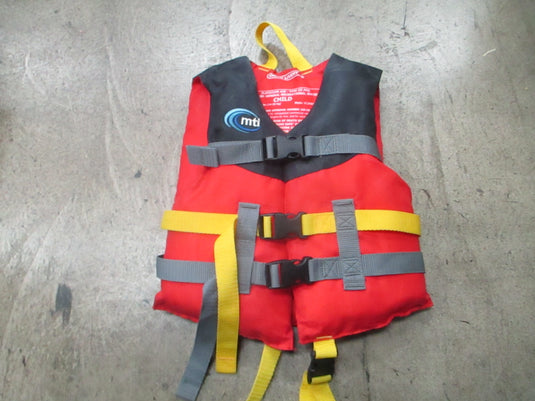 Used Mti Livery Child 30-50LB Water Life Jacket