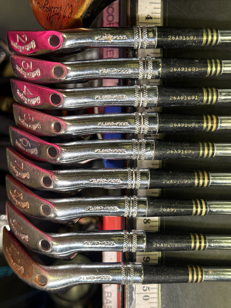 Load image into Gallery viewer, Vintage Walter Hagen Haig Ultra 385 Contour Sole 13pc Right Hand Golf Club Set
