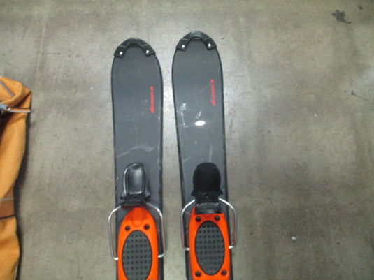 Used Nordica Fun Drive Ski Blades Trick Skis w/ Bag