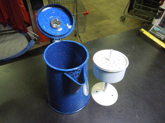 Used GSI Outdoors Enamelware 8 Cup Coffee Percolator