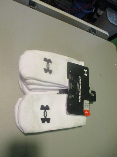Used Under Armour UA Performance Tech Socks Pack Of 5