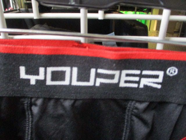 Load image into Gallery viewer, Used Youper Sliding Shorts Youth Size Medium - no cup
