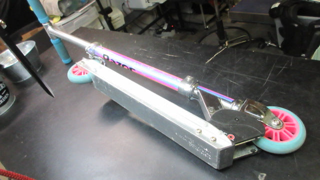 Load image into Gallery viewer, Used Razor Kick Scooter Special Edition Holographic  Foldable
