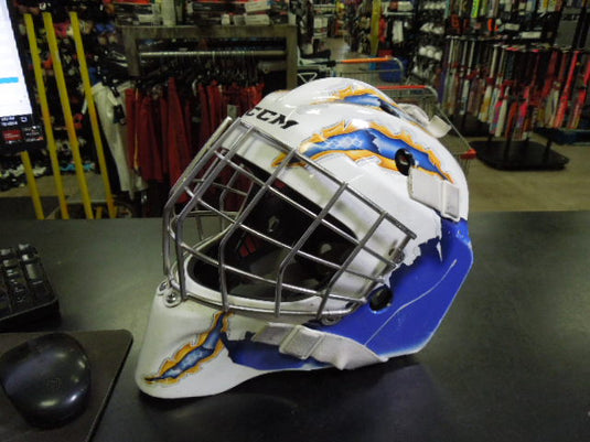 Used CCM GFL 1.9 Senior Ice Hockey Goalie Mask Size 6 3/4 - 7 1/4