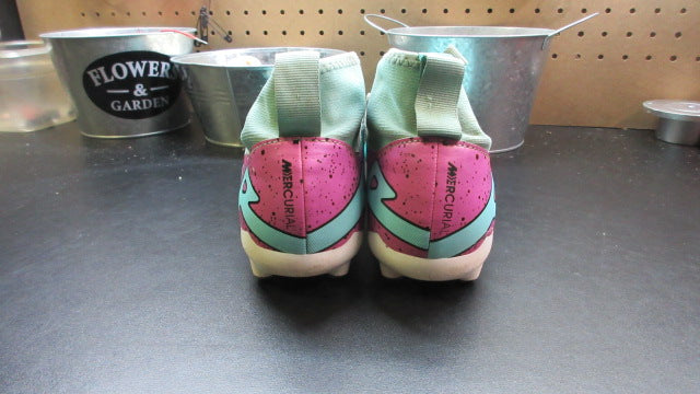 Load image into Gallery viewer, Used Nike Air Zoom Mercurial Soccer Cleats Size Youth 5.5 - Blue
