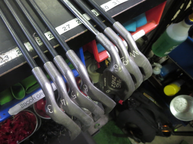 Load image into Gallery viewer, Used PING Zing 2 Black Dot 7pc Left Hand Iron Set 3-9i and W (No 7 Iron)
