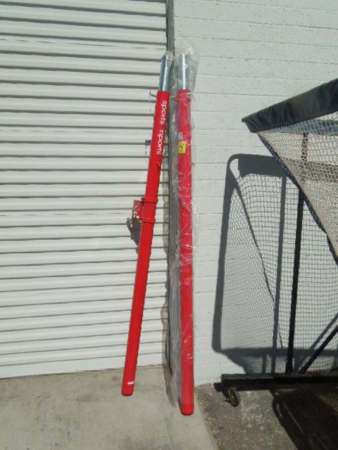 Load image into Gallery viewer, Complete Senoh DE11 Indoor Gym Volleyball Net, Poles and Pads System
