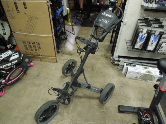 Used Clicgear Golf 3.5+ Golf Cart Bag Push Cart