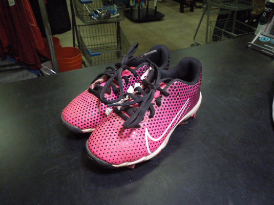 Used Nike Hyper Diamond 4 Girls Softball Cleats Size 1.5Y