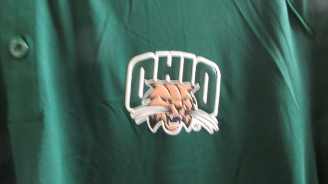 Load image into Gallery viewer, Adidas Ohio University Bobcats Polo - Size Large
