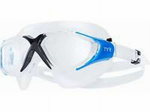 New TYR Rogue Adult Swim Mask - Clear/Blue